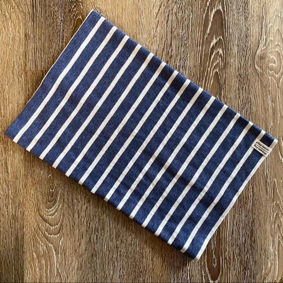 Baby Unisex H&M Blue & White Stripe Infinity Scarf - Picture 2 of 3